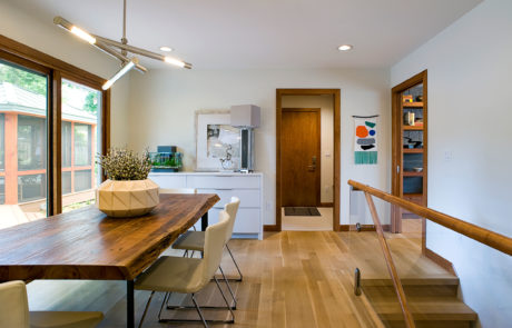 Interior design modern kitchen space