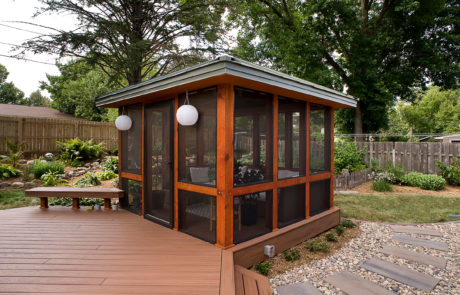 Exterior design patio space
