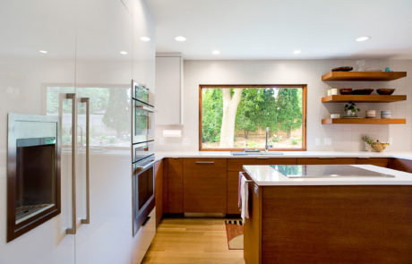 Interior design modern kitchen space